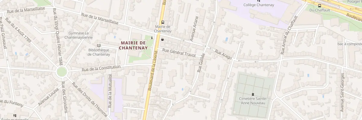 Plan du 9 Rue Gal Travot à Nantes