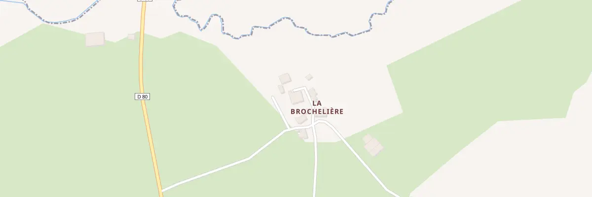 Plan du 5 La Brochelière au Girouard