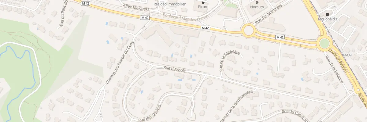 Plan du 28 Rue d’Arbois à Orvault