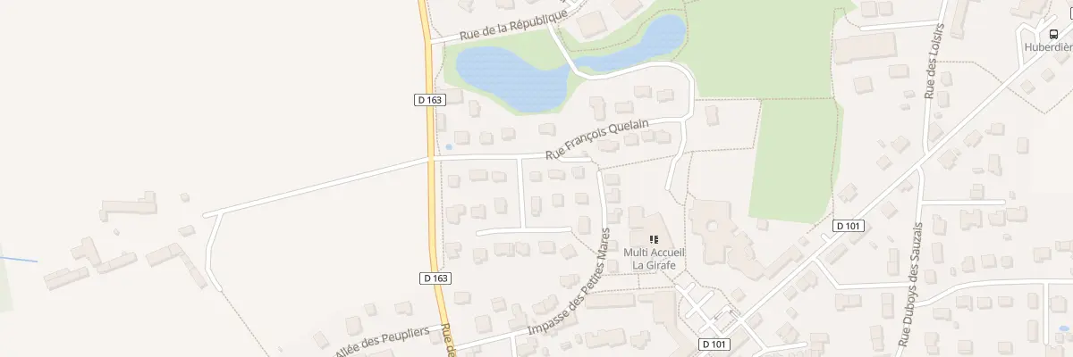 Plan du 8 Rue François Quelain à Corps-Nuds