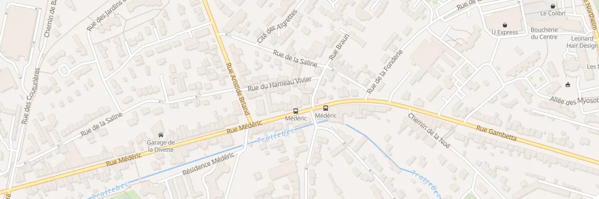 Plan du 101 Rue Médéric à Cherbourg-en-Cotentin