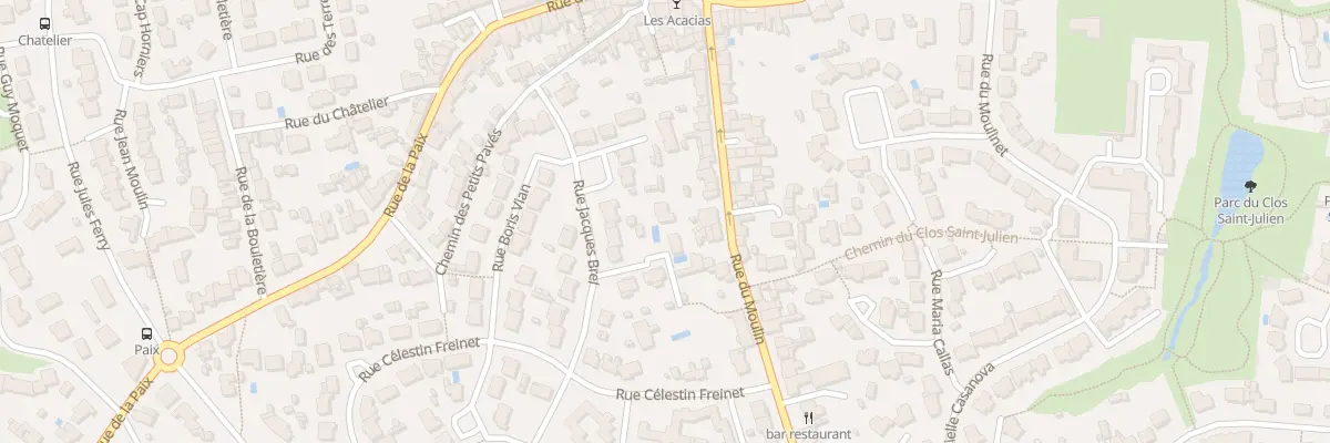 Plan du 32 Rue du Moulin à Bouguenais