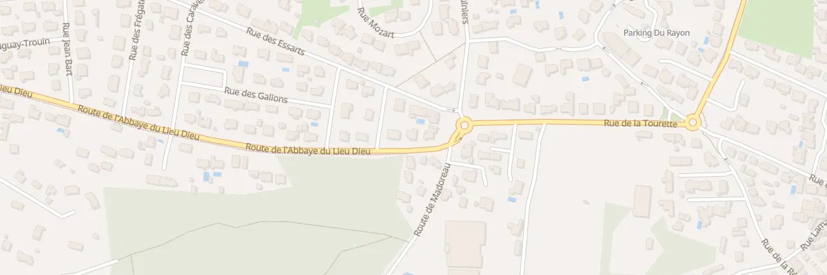 Plan du 4 Rue de l’Abbaye du Lieu Dieu à Jard-sur-Mer