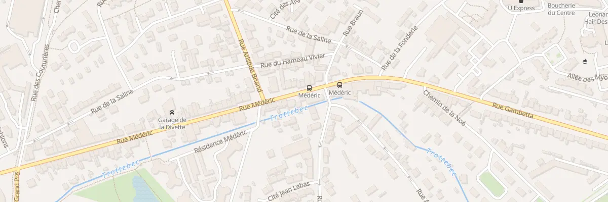 Plan du 96 Rue Médéric à Cherbourg-en-Cotentin