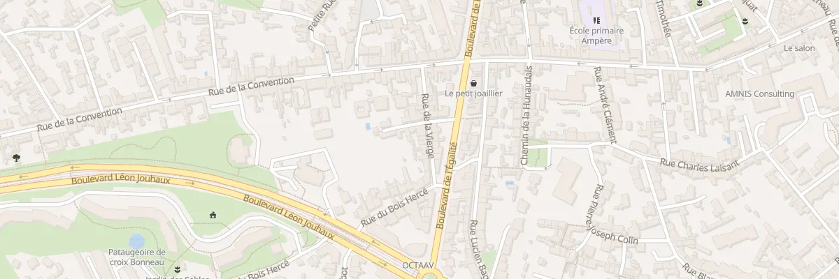 Plan du 10 Rue de la Vierge à Nantes