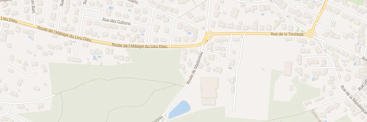 Plan du 3B Rue de l’Abbaye du Lieu Dieu à Jard-sur-Mer