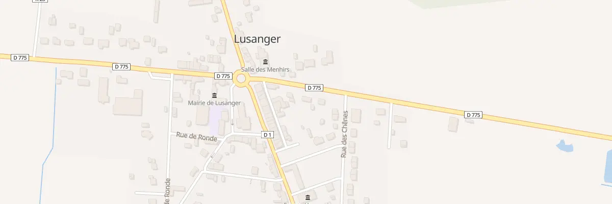 Plan du 2 Rue de la Forêt à Lusanger