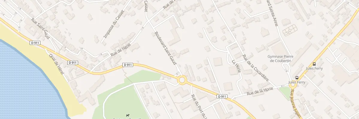 Plan du 7 Bd Saint-gaud à Granville