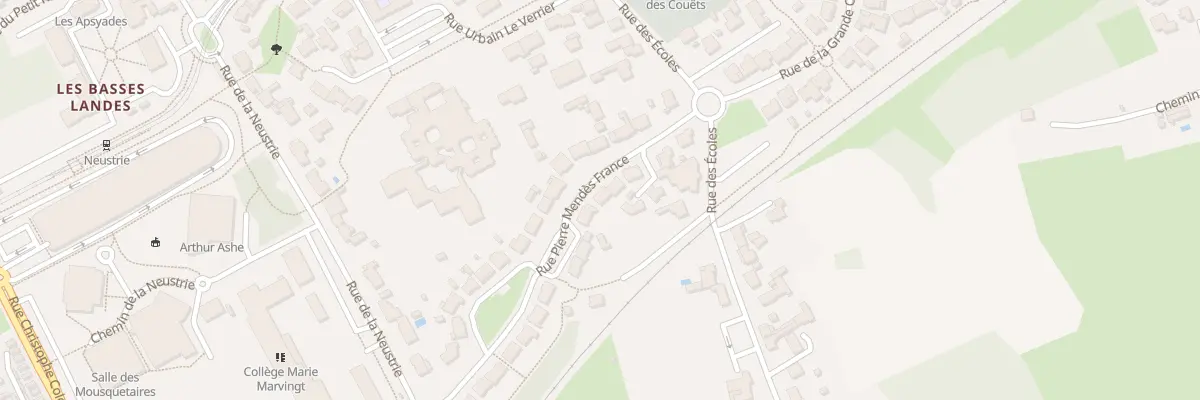 Plan du 10 Rue Pierre Mendès France à Bouguenais