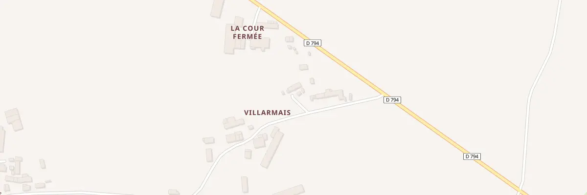 Plan du 14 Villarmais à Marcillé-Raoul