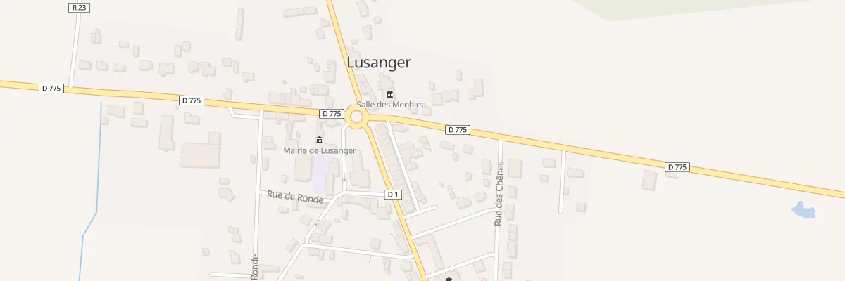 Plan du 2 Rue des Ateliers à Lusanger