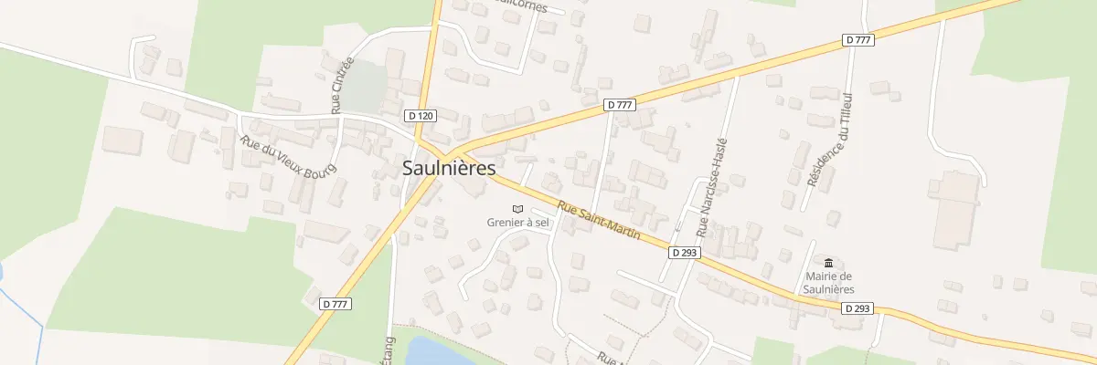 Plan du 3 Rue Saint Martin à Saulnières