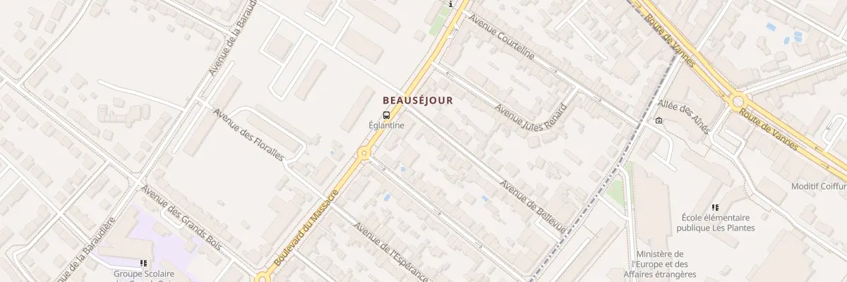 Plan du 29 Av de Bellevue à Saint-Herblain