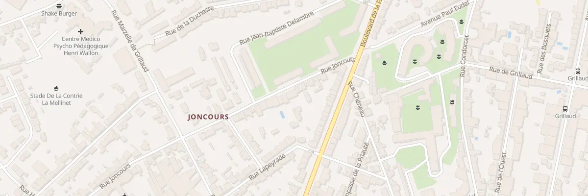 Plan du 19 Rue Joncours à Nantes