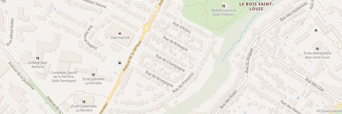 Plan du 13 Rue de Champagne à Orvault