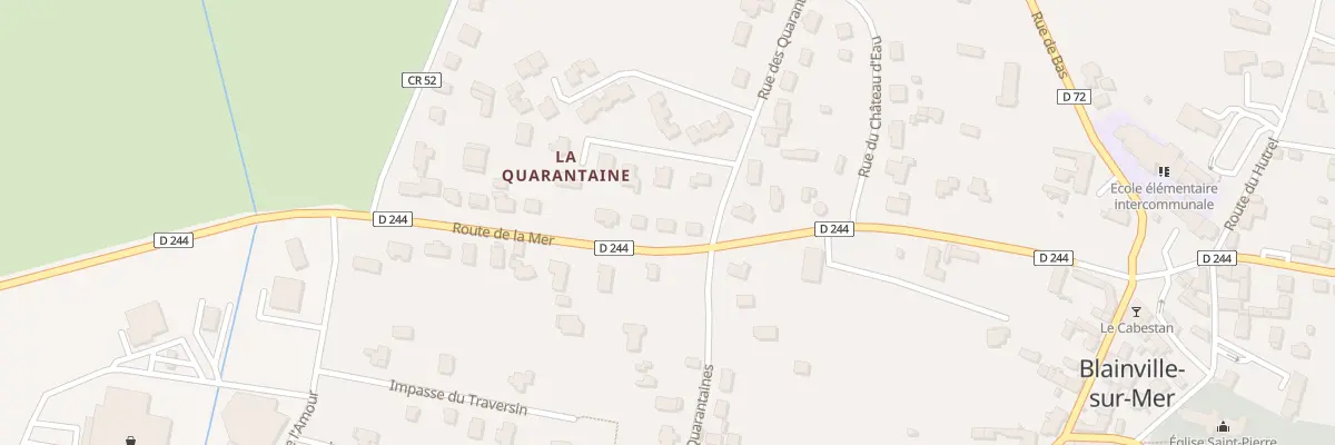 Plan du 18 Rte de la Mer à Blainville-sur-Mer