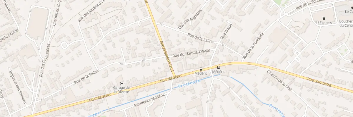 Plan du 44 Rue Aristide Briand Tourlavill à Cherbourg-en-Cotentin