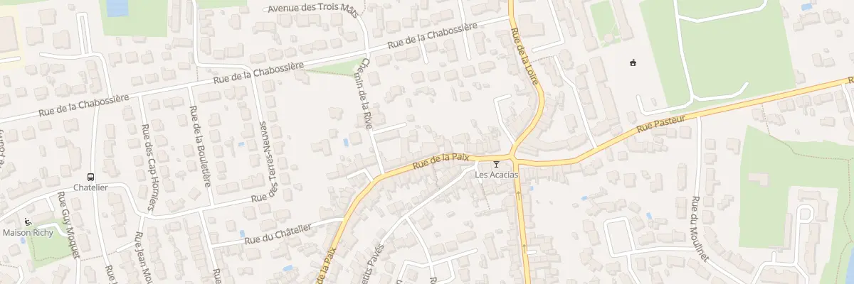 Plan du 8 Rue de la Paix à Bouguenais