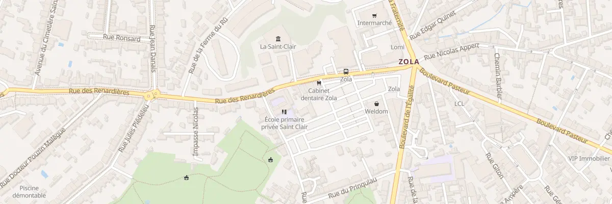 Plan du 27 Rue des Renardières à Nantes