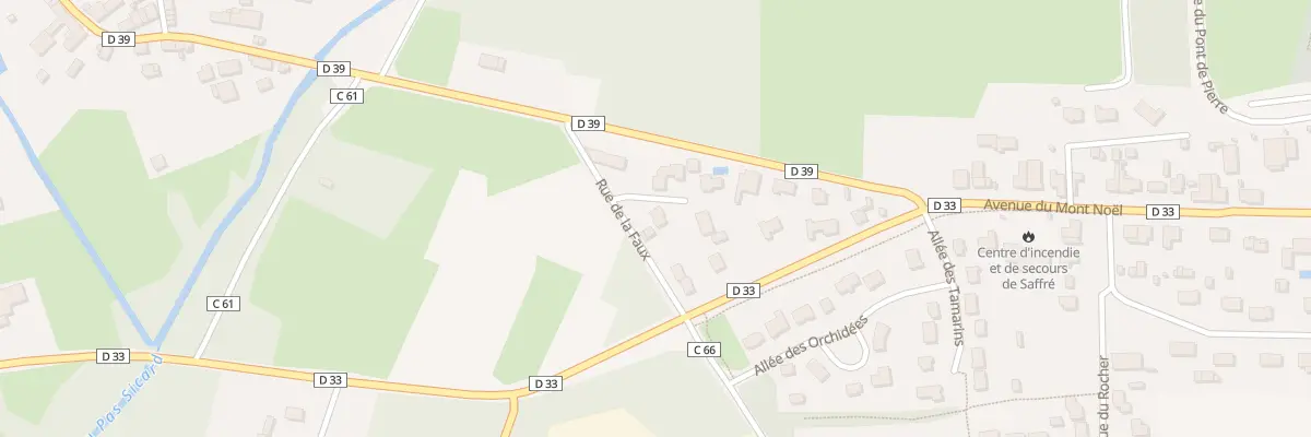 Plan du 7 Rue de la Faux à Saffré