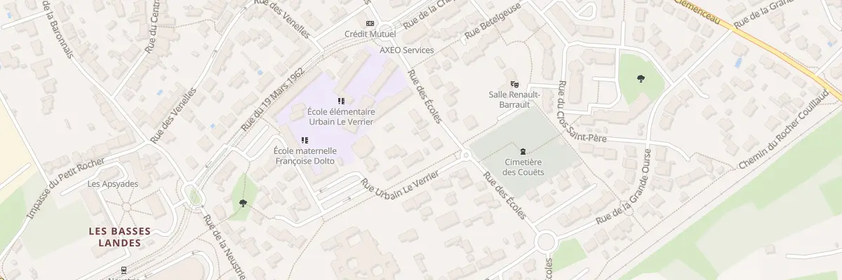 Plan du 32 Rue des Ecoles à Bouguenais