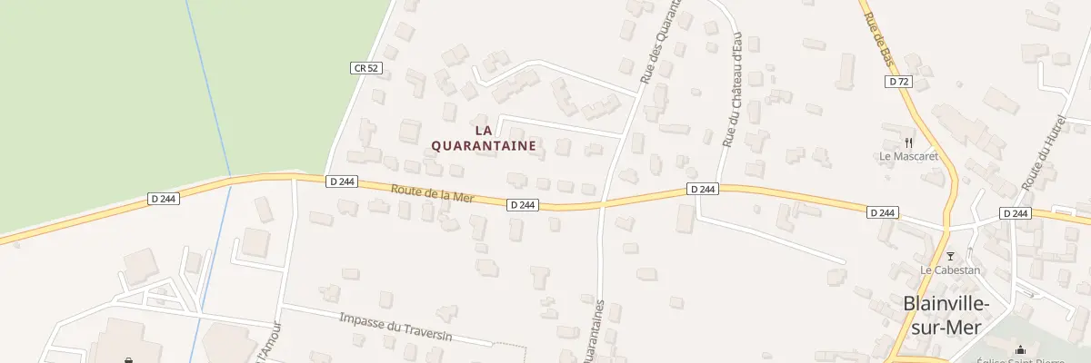 Plan du 20 Rte de la Mer à Blainville-sur-Mer