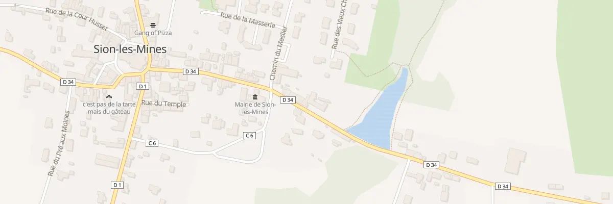 Plan du 45 Rue de Châteaubriant à Sion-les-Mines