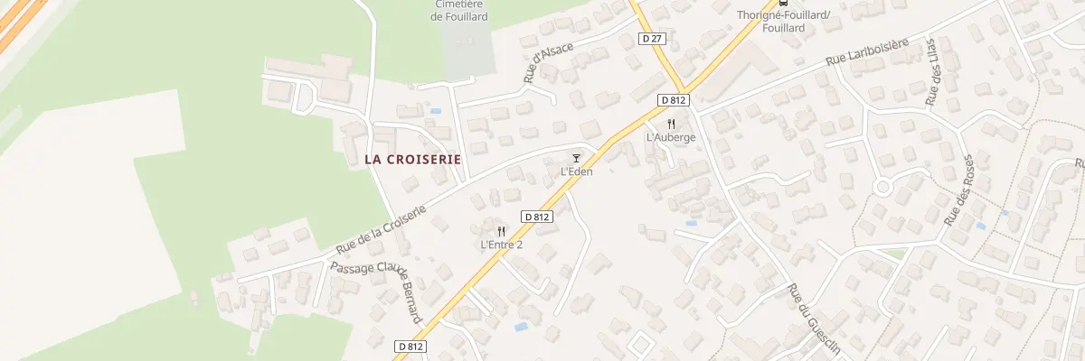Plan du 50 Rue Nationale à Thorigné-Fouillard