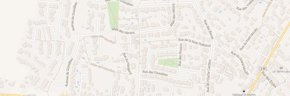 Plan du 13 Rue des Loriots à Pont-Saint-Martin