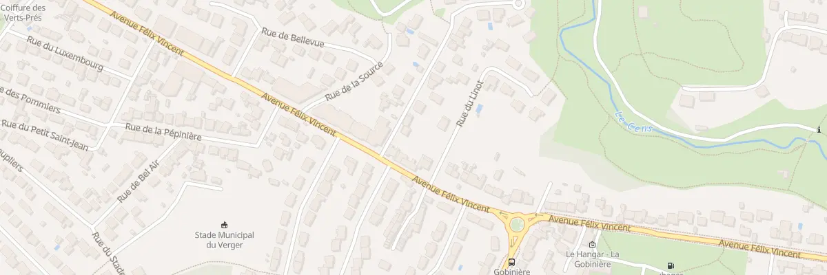 Plan du 2B Rue de la Perche à Orvault