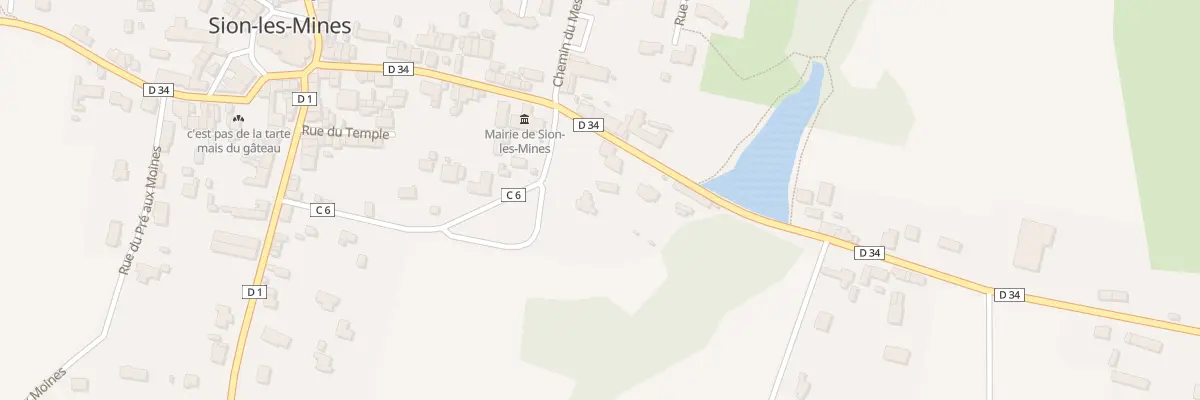 Plan du 1 Rue du Docteur Daguin à Sion-les-Mines