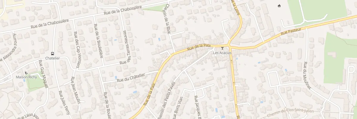 Plan du 21 Rue de la Paix à Bouguenais