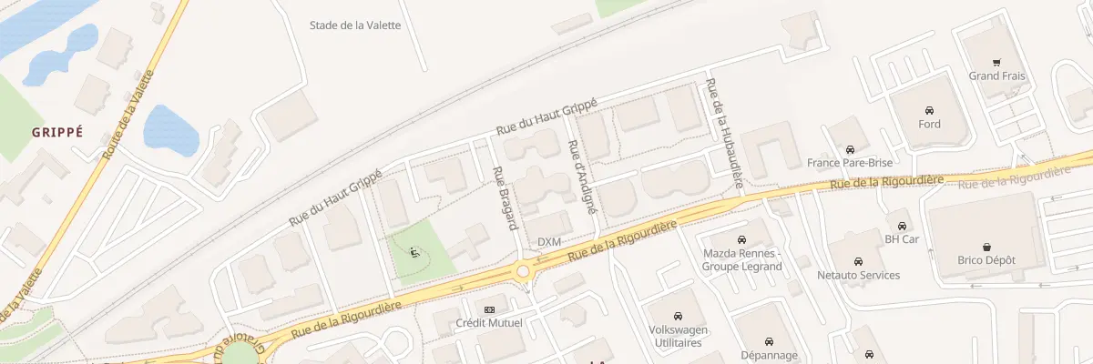 Plan du 1 Rue Bragard à Cesson-Sévigné
