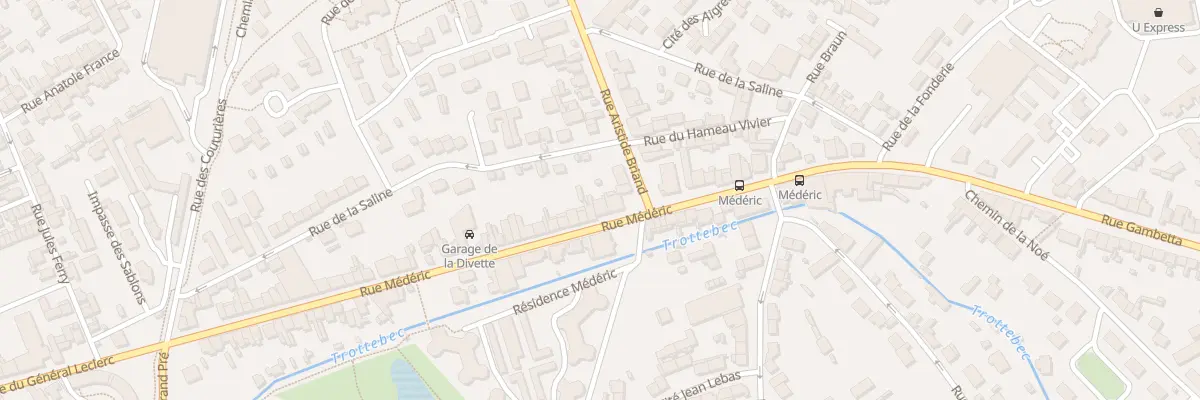 Plan du 81 Rue Médéric à Cherbourg-en-Cotentin