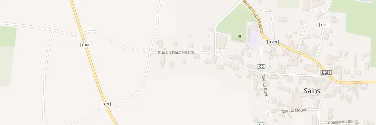 Plan du 27B Rue du Haut Frene à Sains