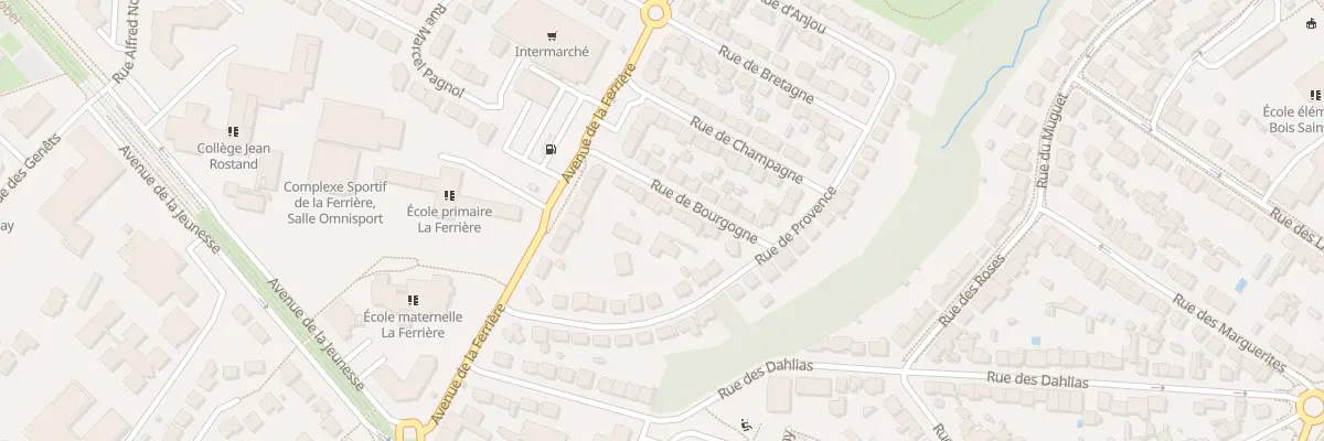Plan du 10 Rue de Bourgogne à Orvault