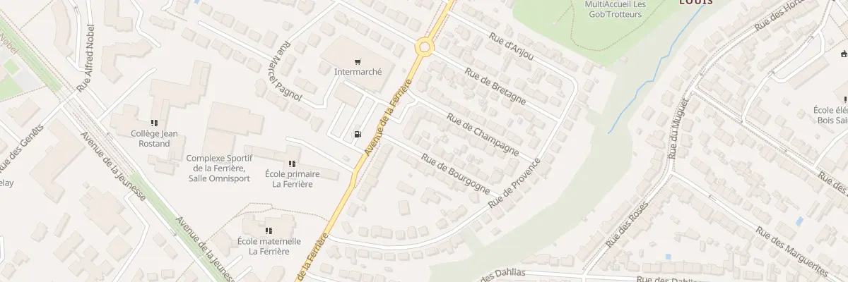 Plan du 3 Rue de Bourgogne à Orvault