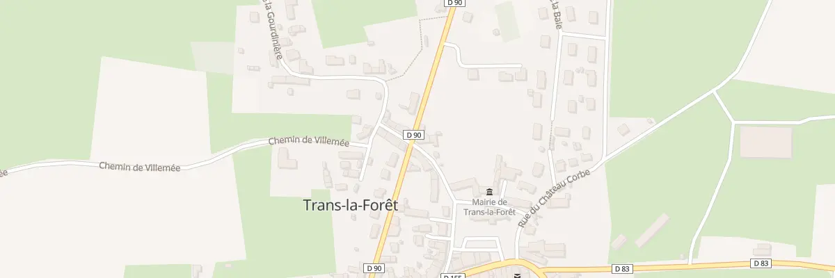 Plan du 12 Rue du Mont St Michel à Trans-la-Forêt