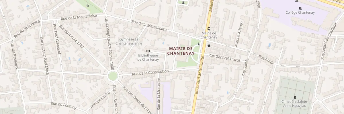 Plan du 4 Rue de la Constitution à Nantes