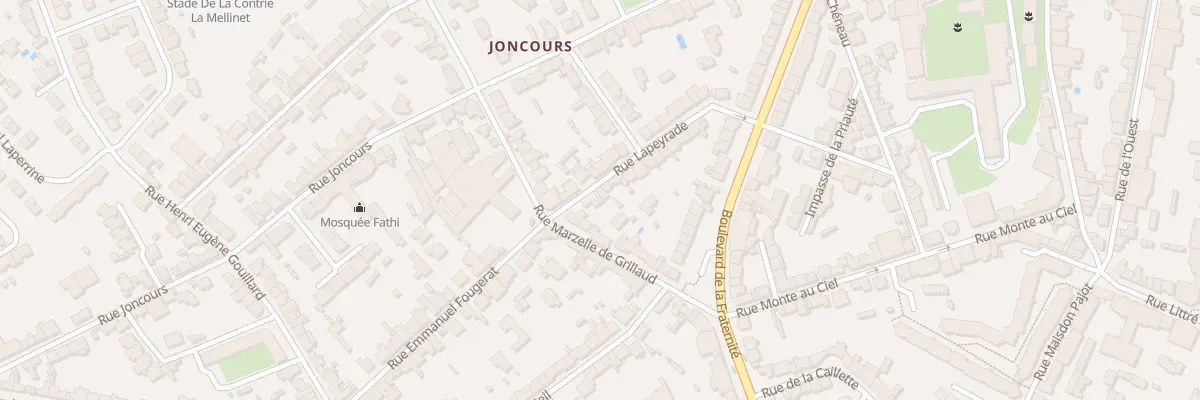 Plan du 23 Rue Lapeyrade à Nantes