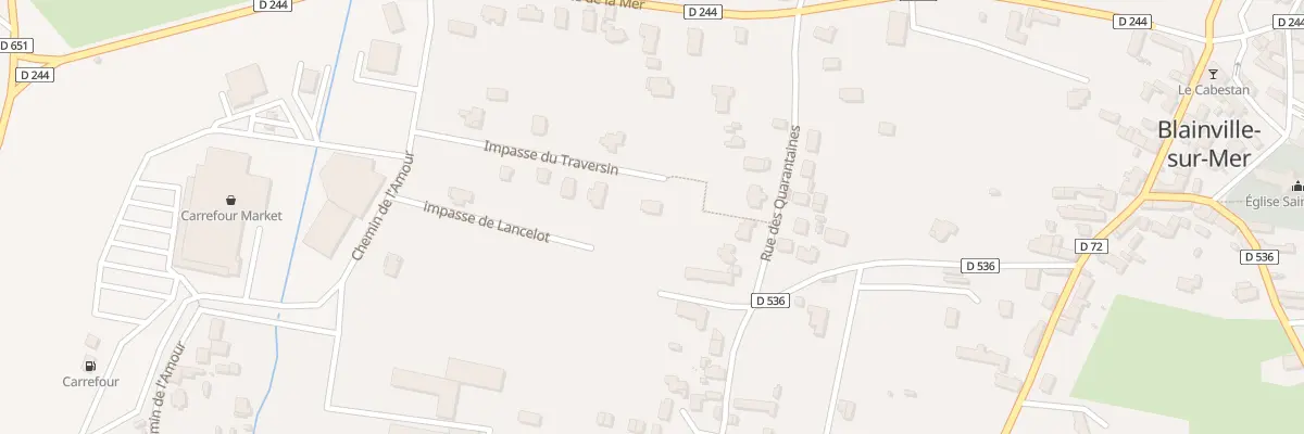 Plan du 16 Imp du Traversin à Blainville-sur-Mer