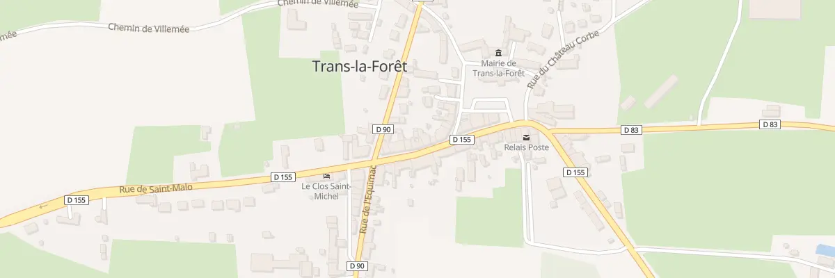 Plan du 5 Rue de Villecartier à Trans-la-Forêt
