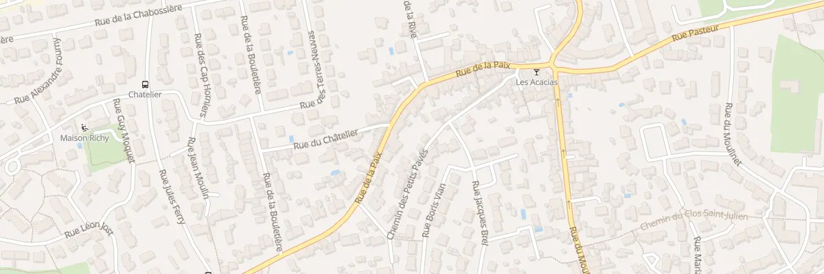 Plan du 33 Rue de la Paix à Bouguenais