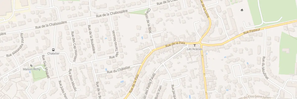 Plan du 18 Rue de la Paix à Bouguenais