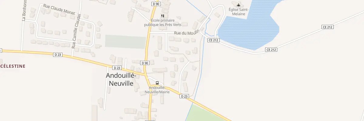 Plan du 8 All Saint-Mélaine à Andouillé-Neuville
