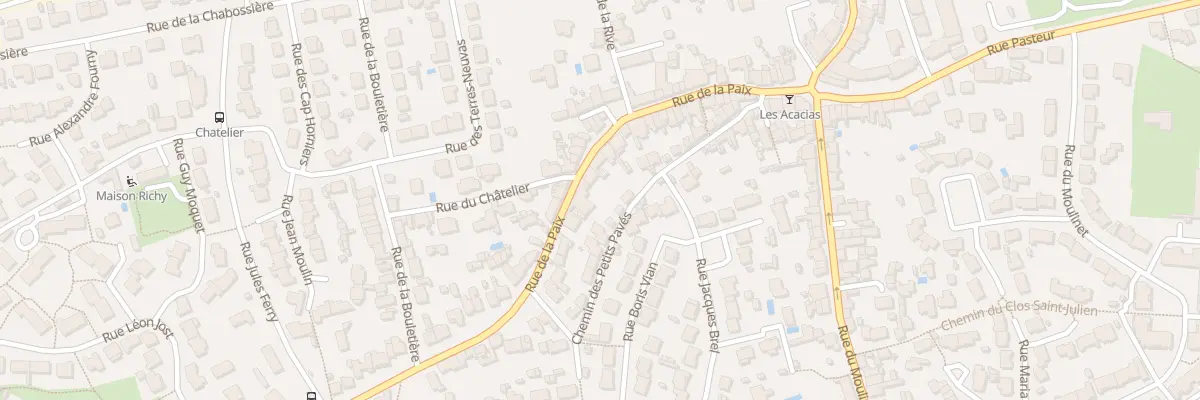 Plan du 35 Rue de la Paix à Bouguenais