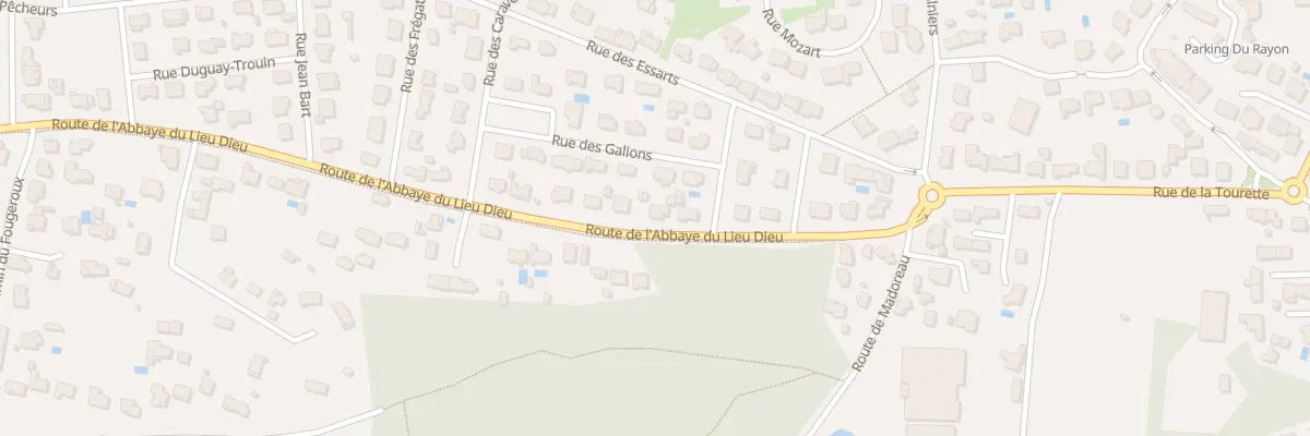 Plan du 14 Rue de l’Abbaye du Lieu Dieu à Jard-sur-Mer