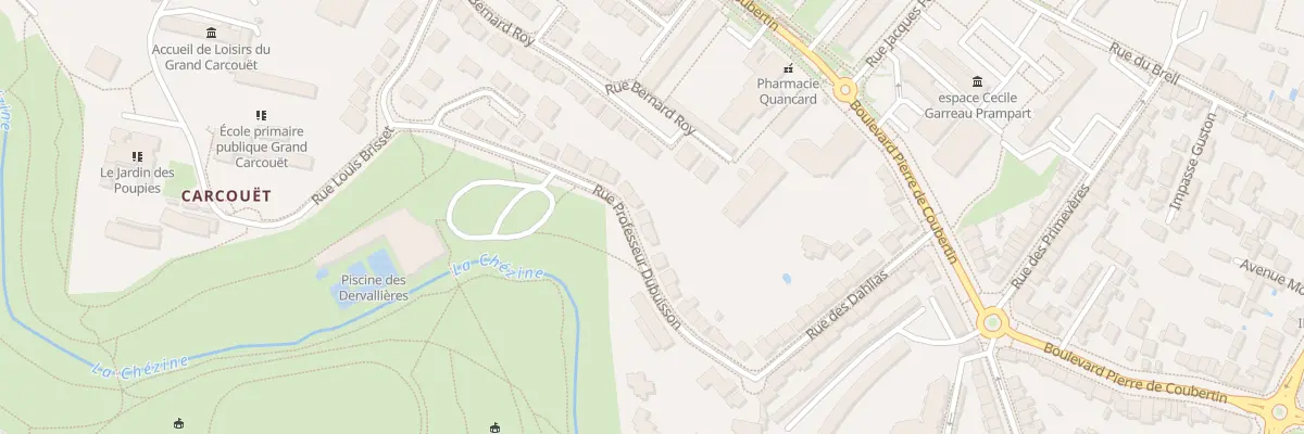 Plan du 18 Rue Professeur Dubuisson à Nantes