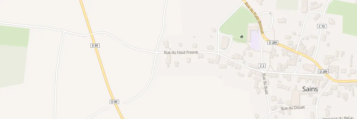 Plan du 29B Rue du Haut Fresne à Sains