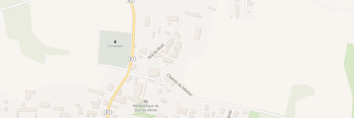 Plan du 2B Rue du Breil à Sion-les-Mines
